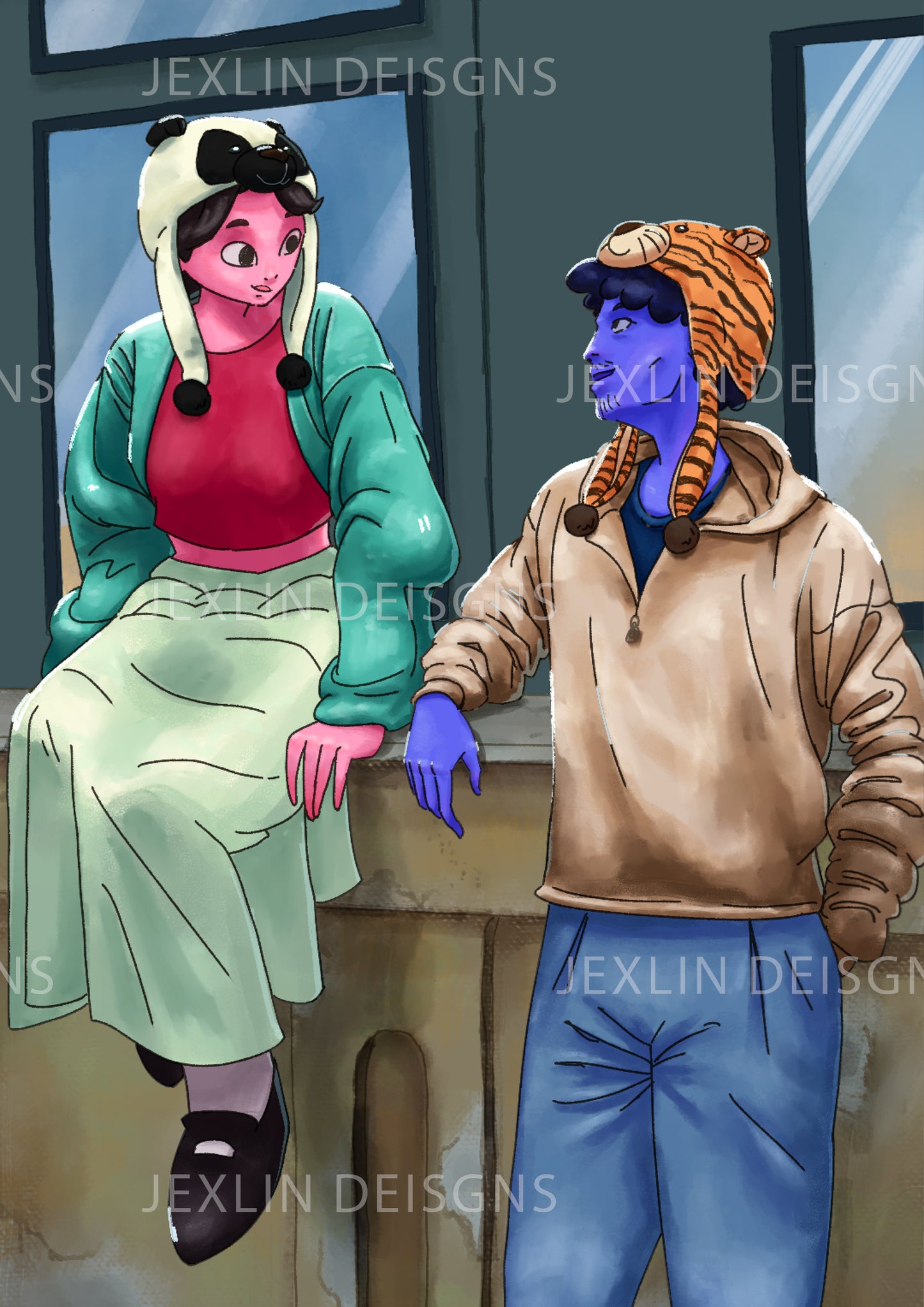Rooftop Talks Jex and Lin Poster