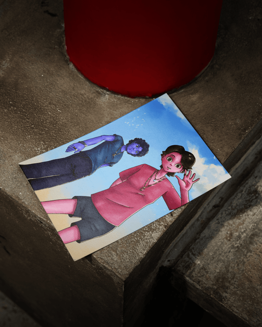 Blue Sky Jex and Lin Poster