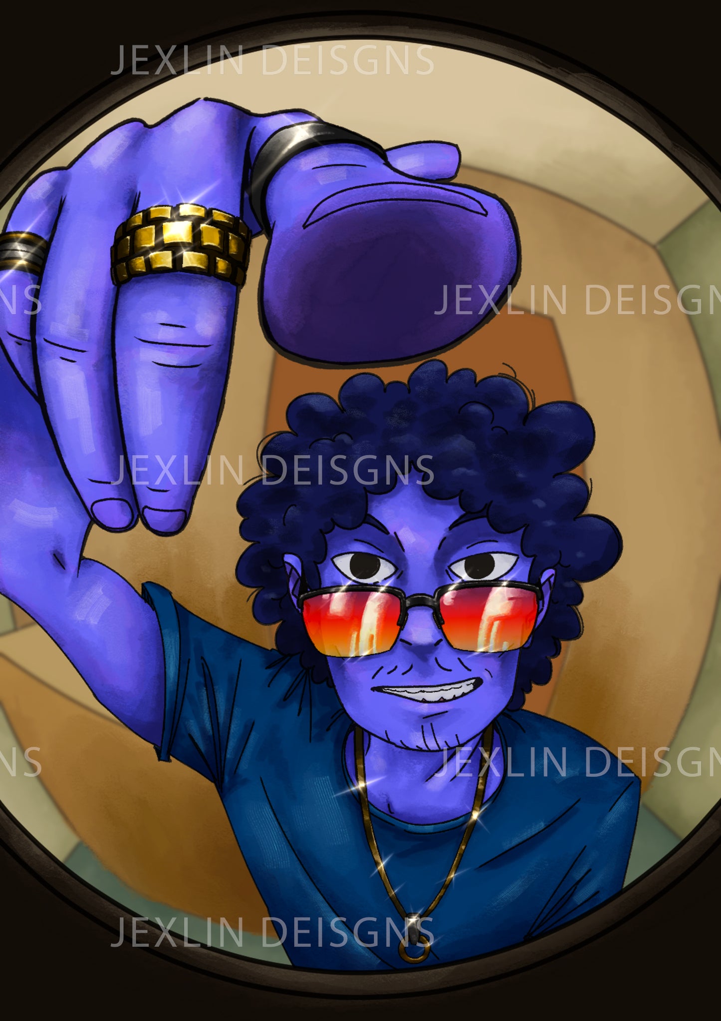 Fish-Eye Jex Poster