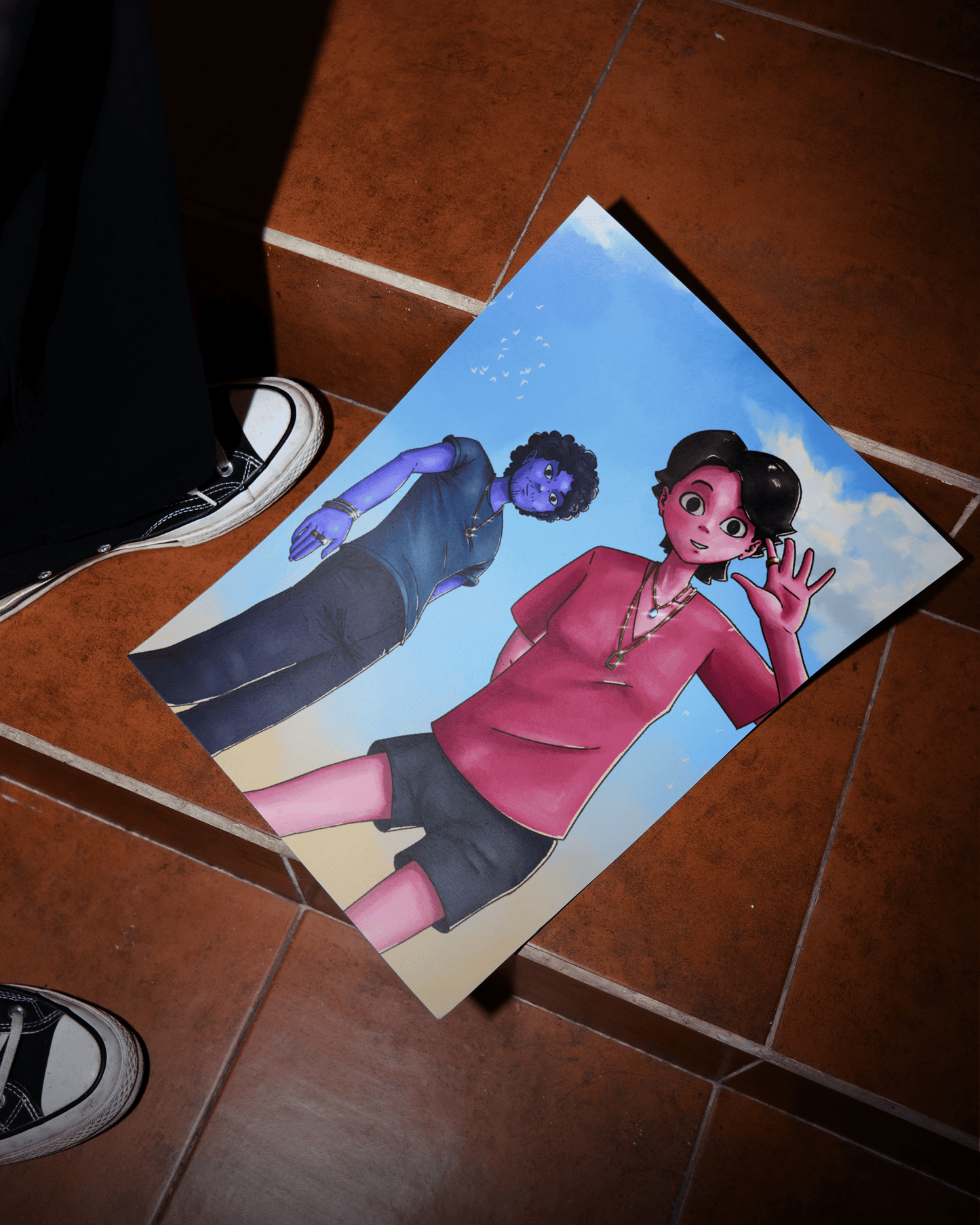 Blue Sky Jex and Lin Poster